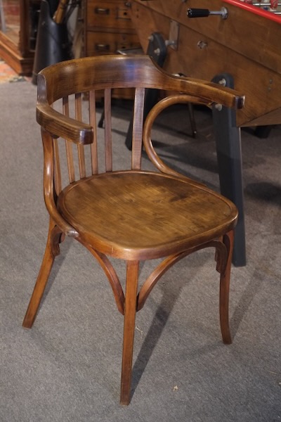 fauteuil de bureau thonet ancien 1900